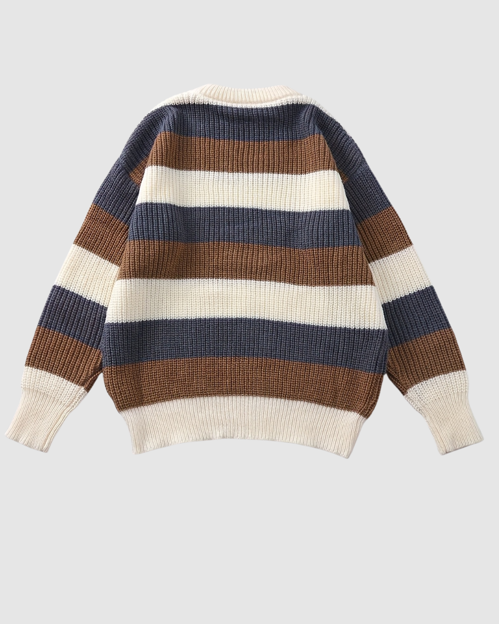 Heren Gestreepte Trui – Casual & Comfortabel - Herfst/Winter