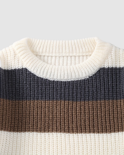 Heren Gestreepte Trui – Casual & Comfortabel - Herfst/Winter