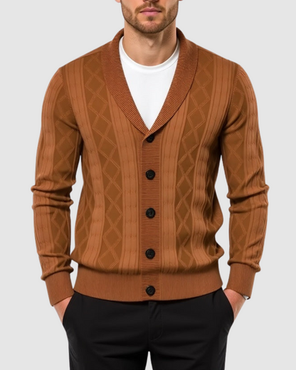 Heren Gebreide Cardigan – Klassiek & Comfortabel
