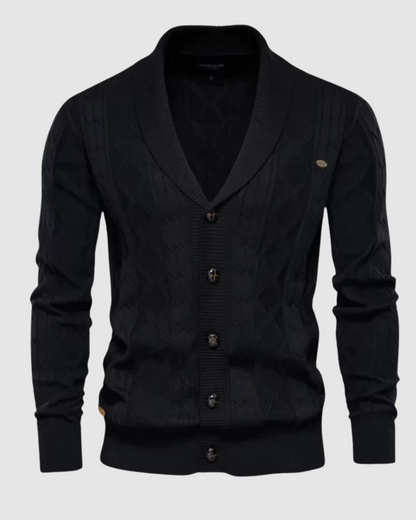 Heren Gebreide Cardigan – Klassiek & Comfortabel