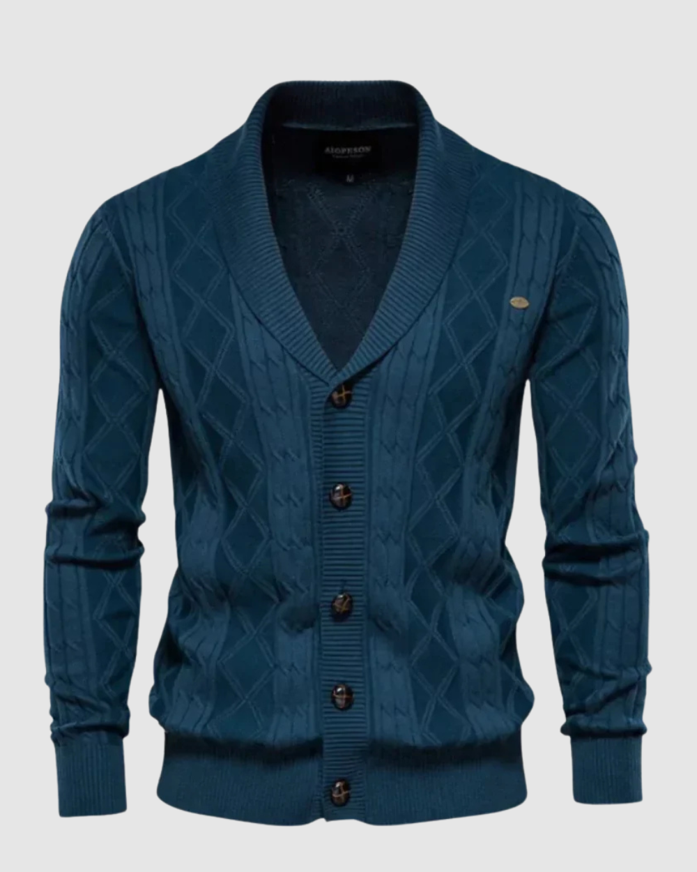 Heren Gebreide Cardigan – Klassiek & Comfortabel