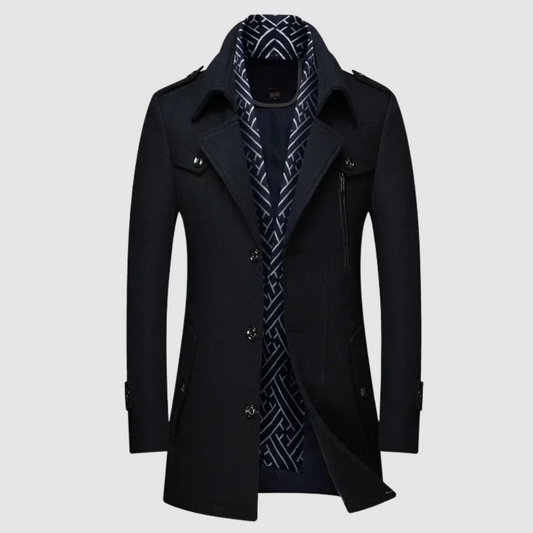Heren Wintermantel – Warm & Stijlvol - Klassiek Design