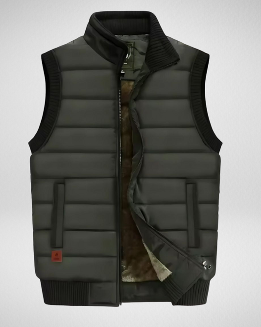 Heren Gewatteerde Bodywarmer – Gevoerd - Outdoor