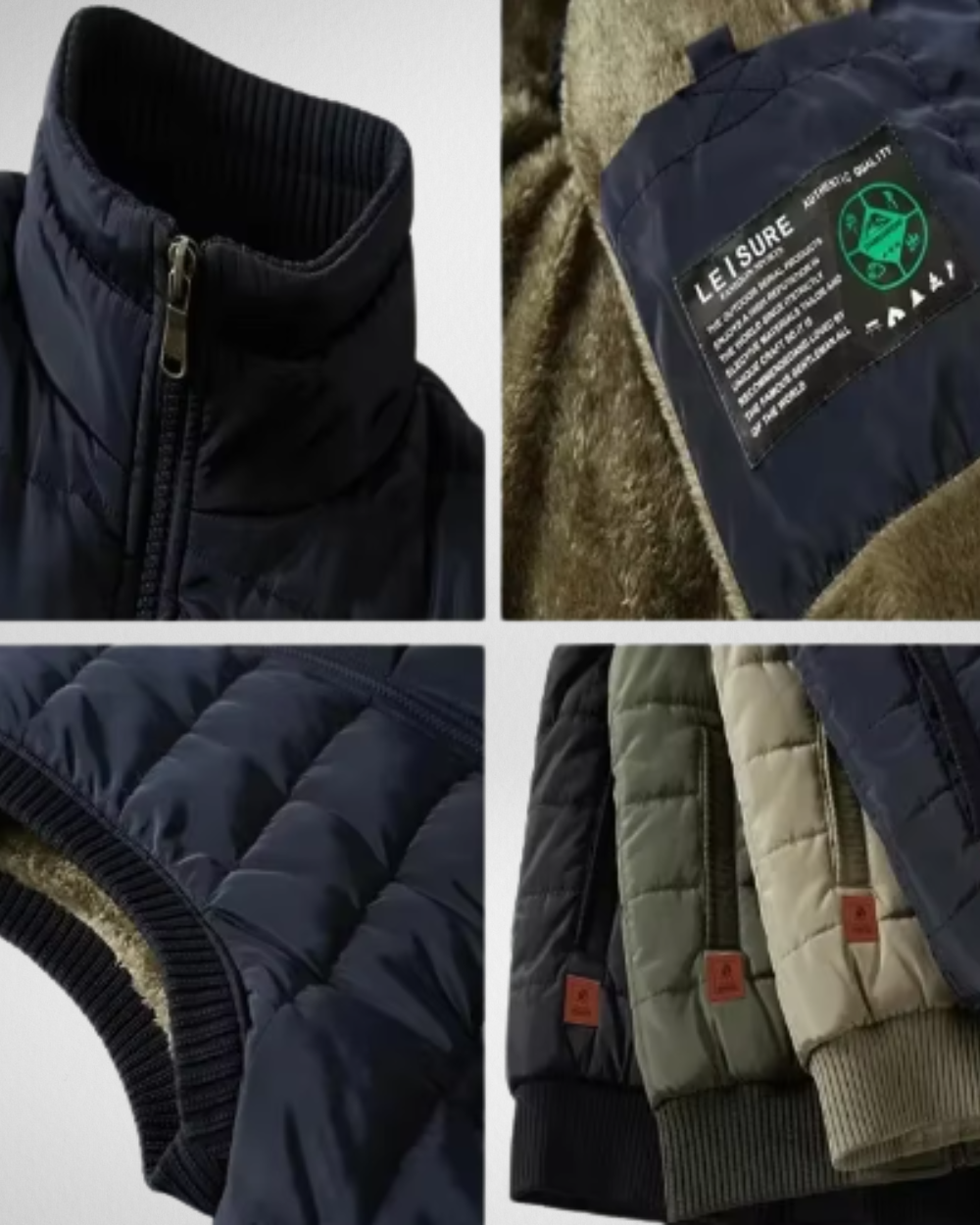 Heren Gewatteerde Bodywarmer – Gevoerd - Outdoor