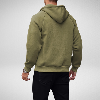 Heren Hoodie - Kangoeroezak - Quarter Zip