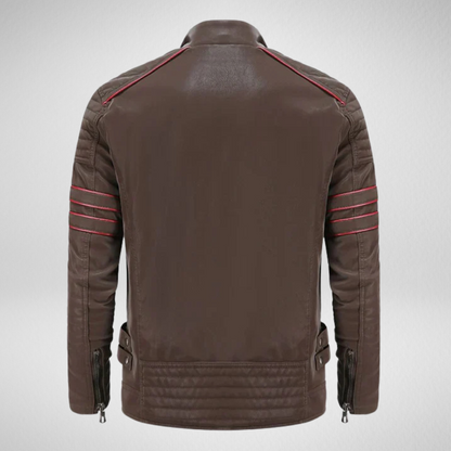 Heren PU Leren Motorjack – Biker Stijl – Herfst/Winter