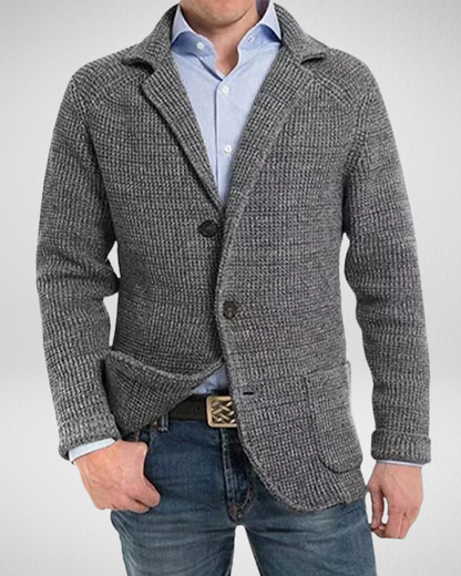 Heren Gebreide Blazer – Elegant & Comfortabel – Casual/Business