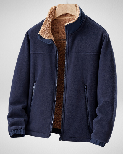 Heren Fleece Jas – Warm & Comfortabel – Herfst & Winter