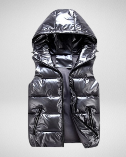 Heren Puffer Bodywarmer – Lichtgewicht – Met Capuchon