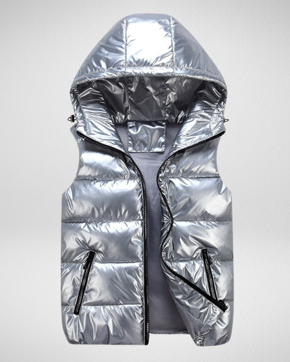 Heren Puffer Bodywarmer – Lichtgewicht – Met Capuchon