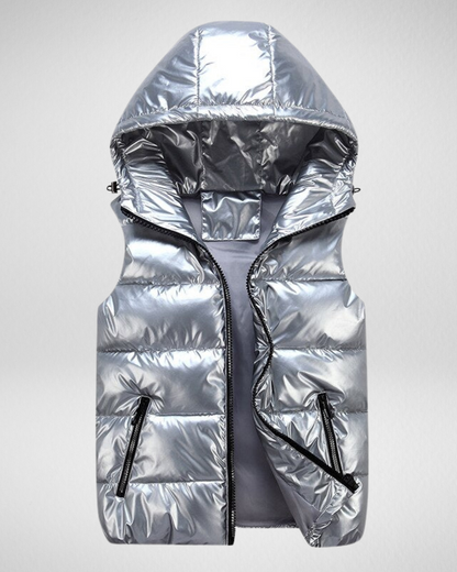 Heren Puffer Bodywarmer – Lichtgewicht – Met Capuchon