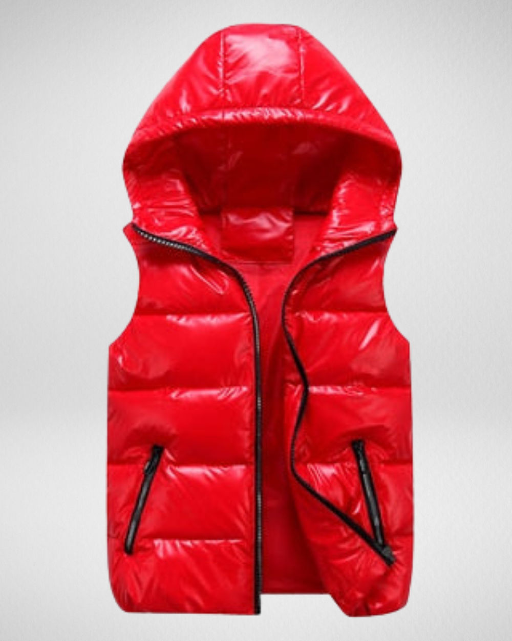 Heren Puffer Bodywarmer – Lichtgewicht – Met Capuchon