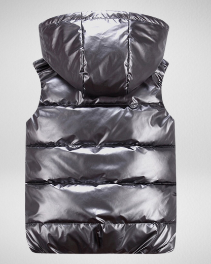 Heren Puffer Bodywarmer – Lichtgewicht – Met Capuchon