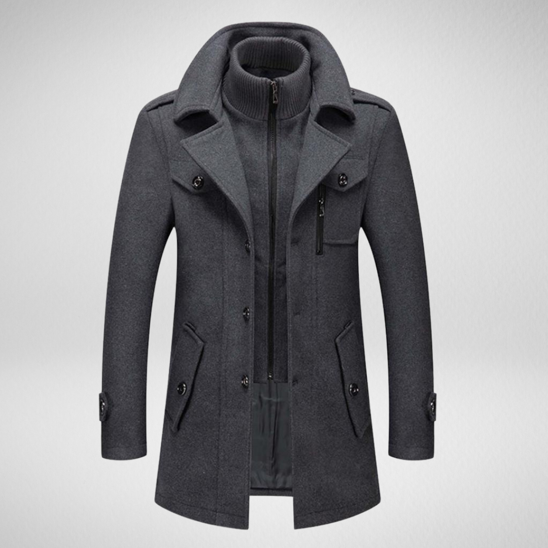 Heren Mantel Winterjas – Warm – Met Voering
