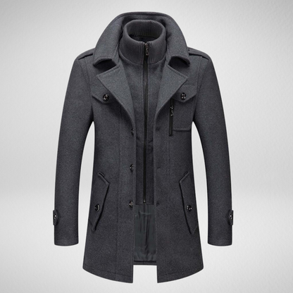 Heren Mantel Winterjas – Warm – Met Voering
