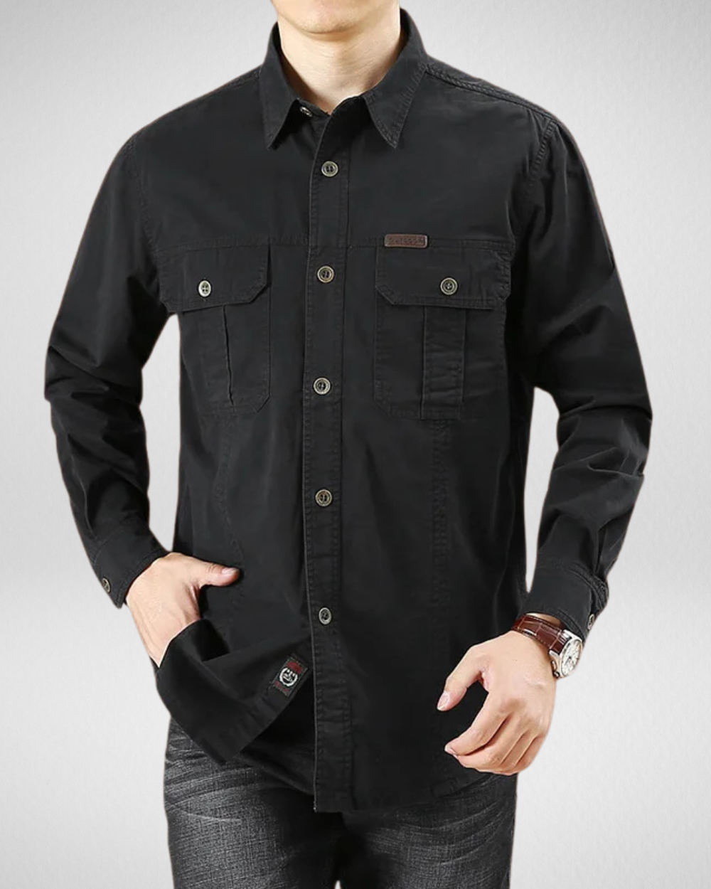 Heren Casual Overhemd met Lange Mouwen – All Seasons