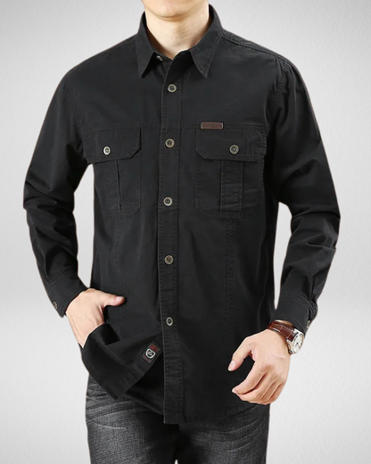 Heren Casual Overhemd met Lange Mouwen – All Seasons