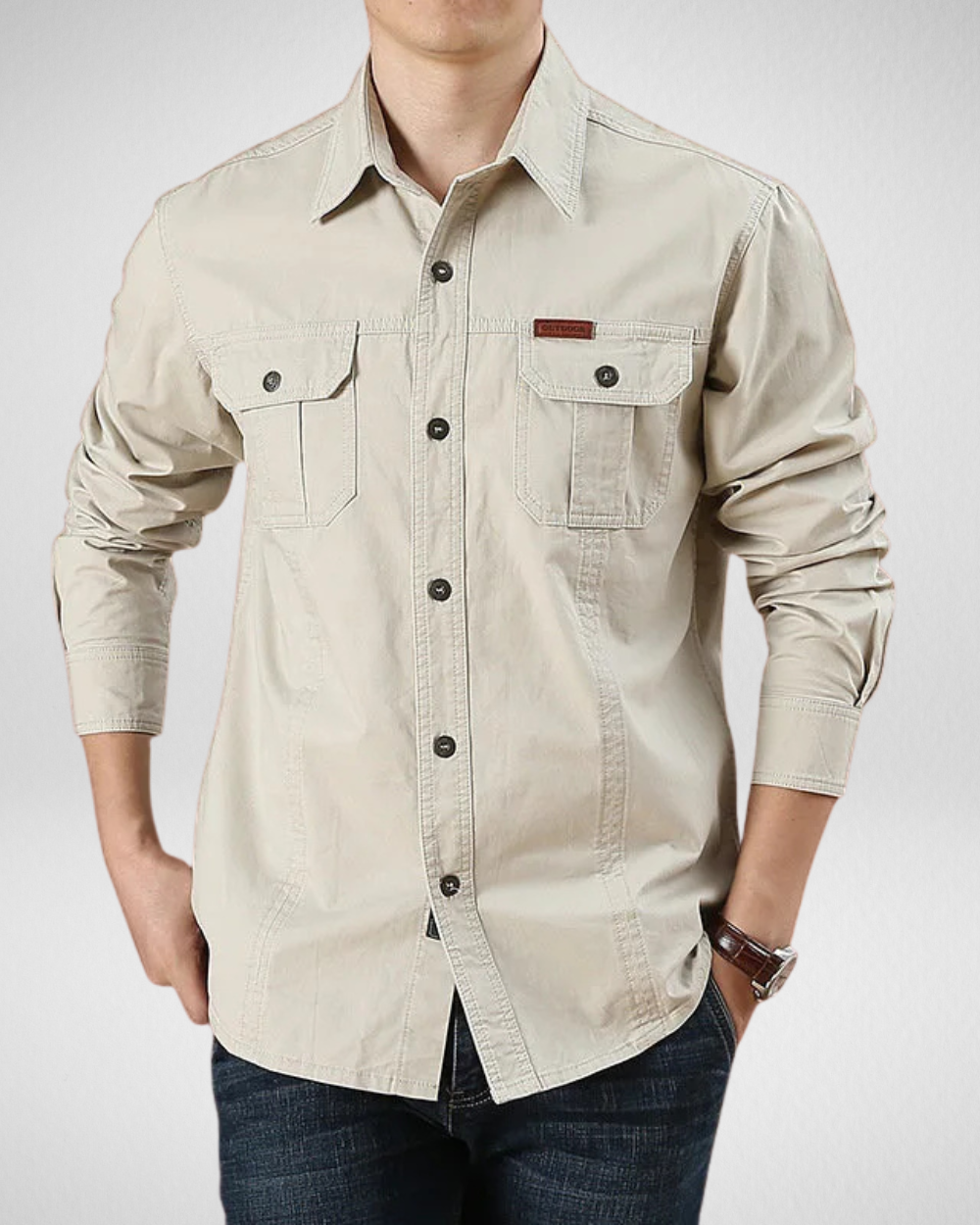 Heren Casual Overhemd met Lange Mouwen – All Seasons