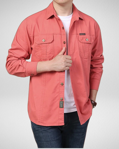Heren Casual Overhemd met Lange Mouwen – All Seasons