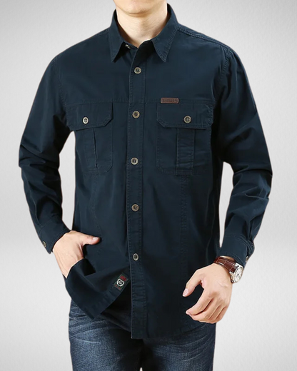 Heren Casual Overhemd met Lange Mouwen – All Seasons