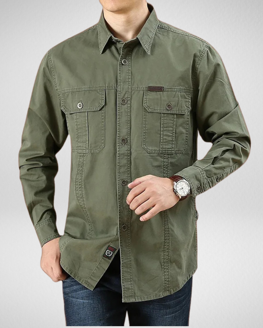 Heren Casual Overhemd met Lange Mouwen – All Seasons