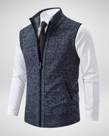 Heren Gebreid Business Vest – Elegant & Comfortabel