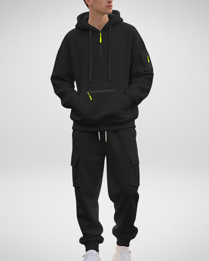 Heren Trainingspak – Hoodie & Cargo Broek – Winter