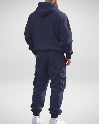 Heren Trainingspak – Hoodie & Cargo Broek – Winter