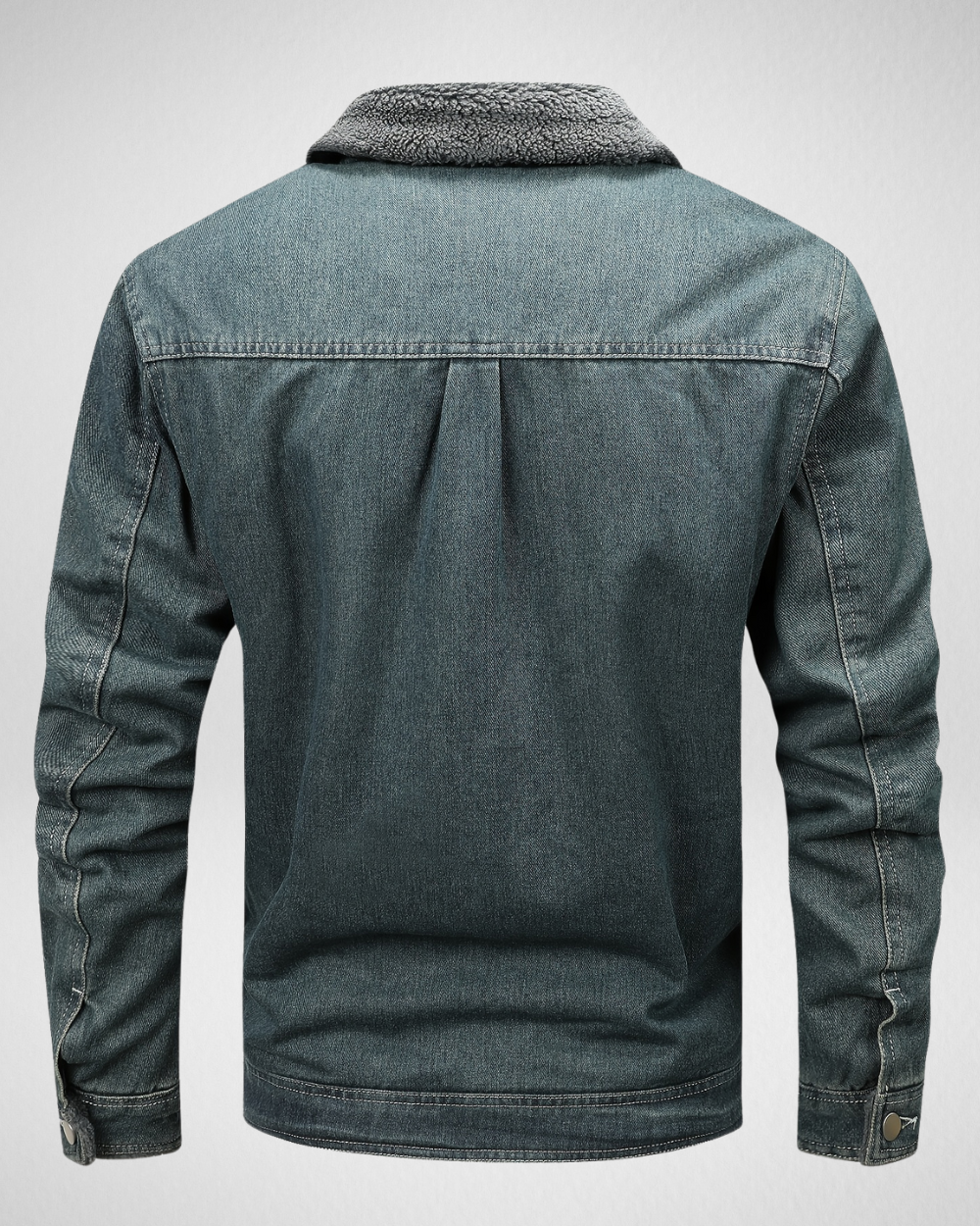 Heren Denim Jas – Voering & Kraag – Winter/Herfst