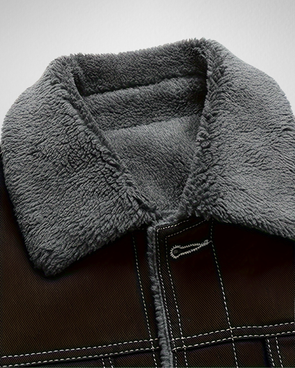 Heren Denim Jas – Voering & Kraag – Winter/Herfst