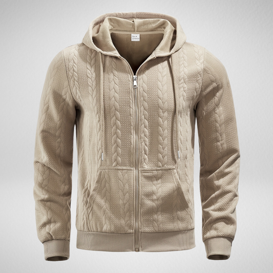Heren Hoodie – Gebreid Patroon – Herfst