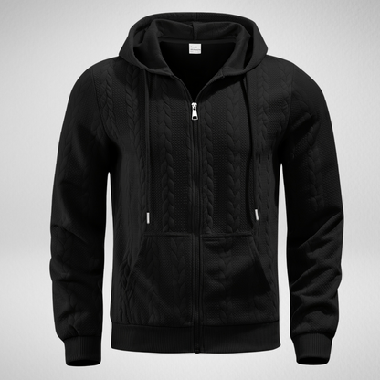Heren Hoodie – Gebreid Patroon – Herfst