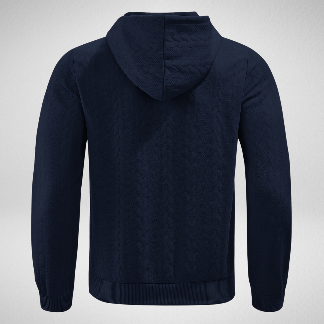 Heren Hoodie – Gebreid Patroon – Herfst