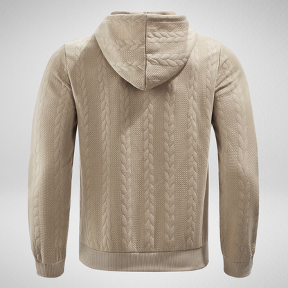 Heren Hoodie – Gebreid Patroon – Herfst