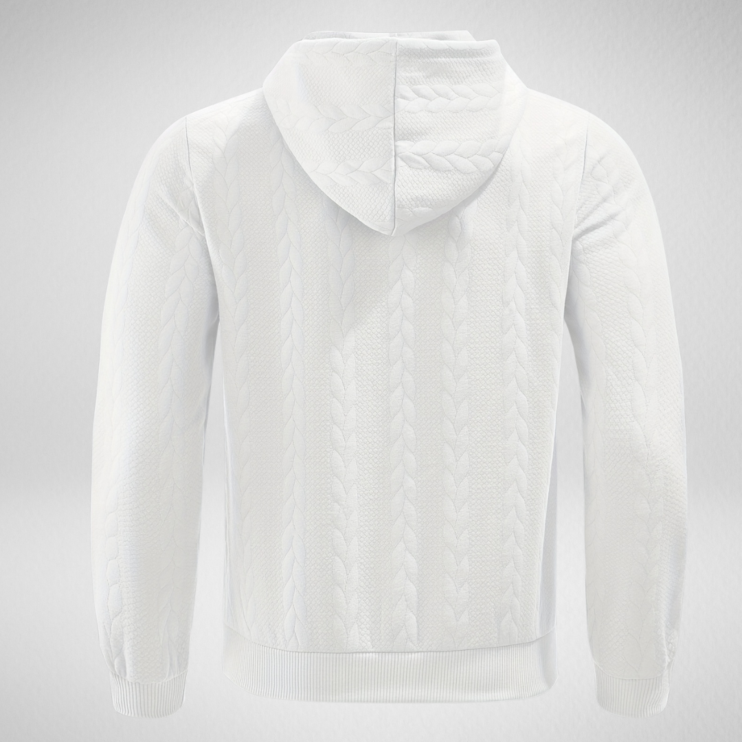 Heren Hoodie – Gebreid Patroon – Herfst