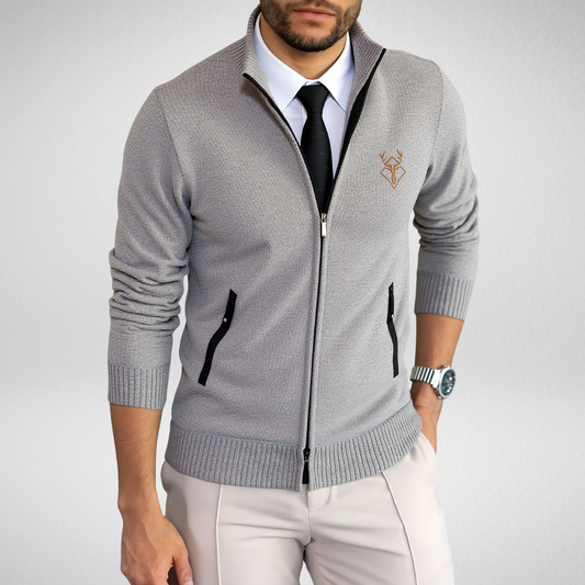 Heren Vest – Rits & Hoge Kraag – Stijlvolle Winter Look