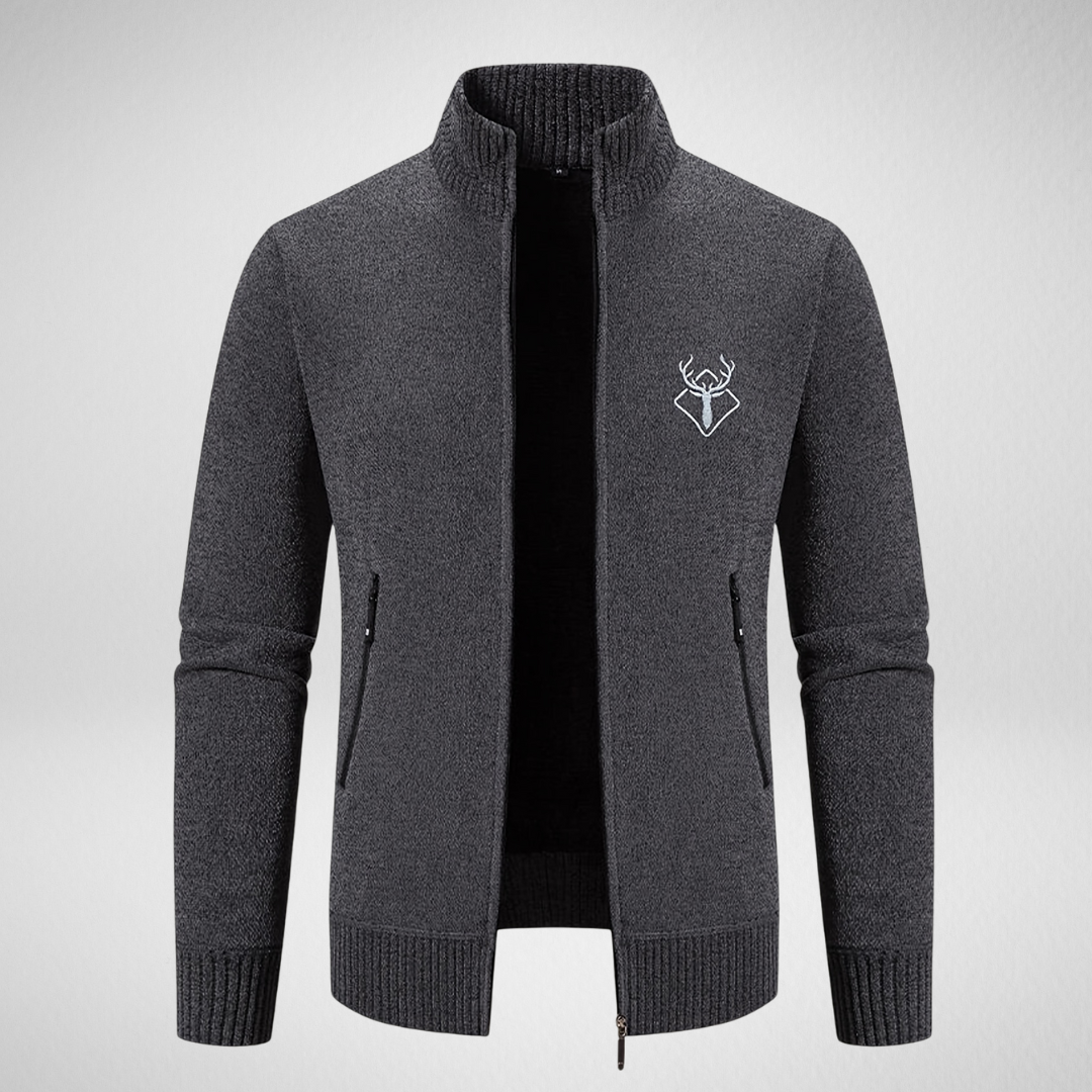Heren Vest – Rits & Hoge Kraag – Stijlvolle Winter Look