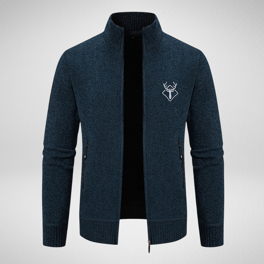 Heren Vest – Rits & Hoge Kraag – Stijlvolle Winter Look