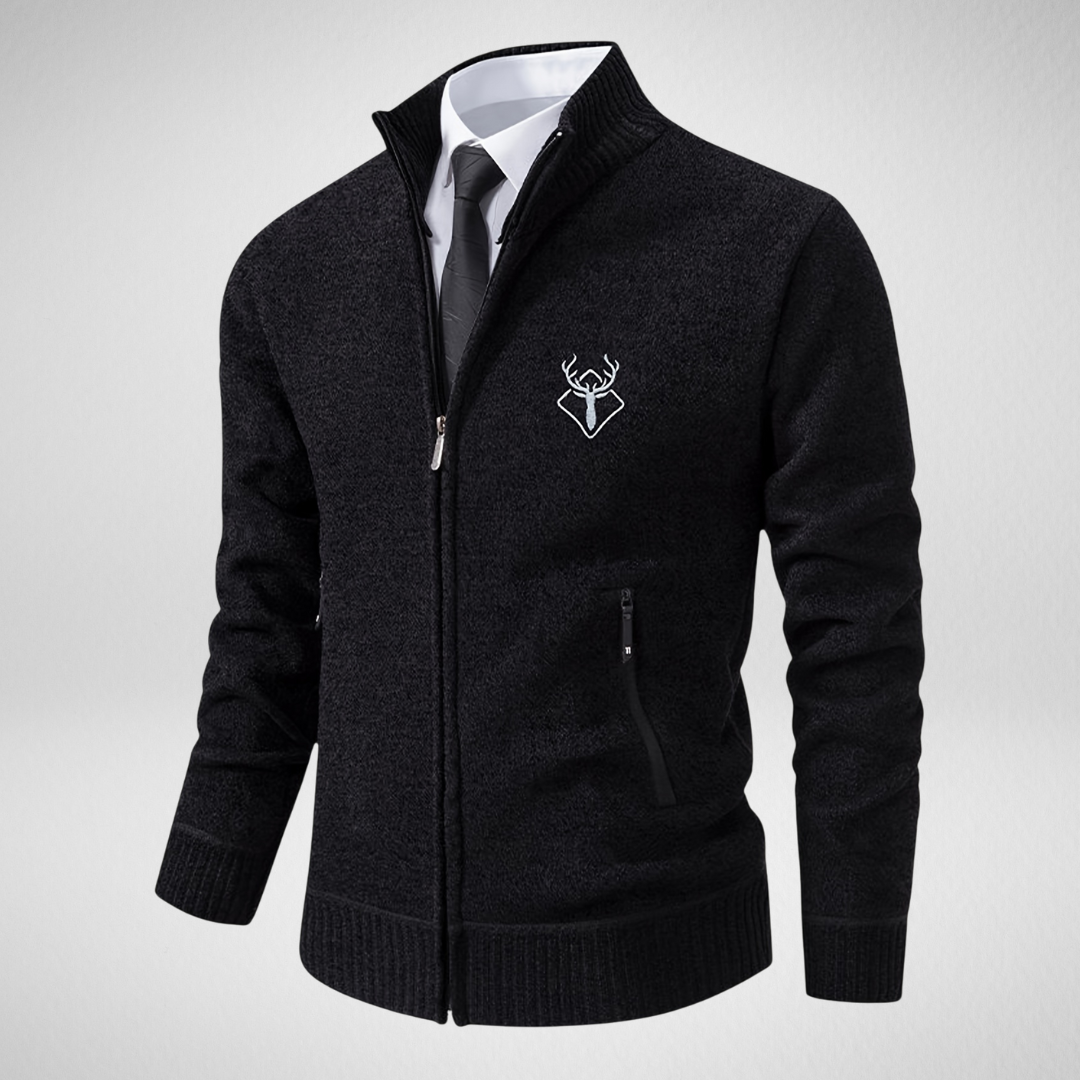 Heren Vest – Rits & Hoge Kraag – Stijlvolle Winter Look