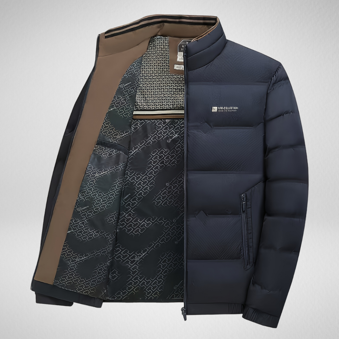 Heren Jas – Gewatteerd & Ritssluiting – Casual Winter Look