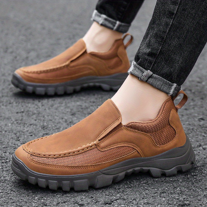 Heren Instapper Schoenen – PU Leerlook – Comfortabele EVA Zool