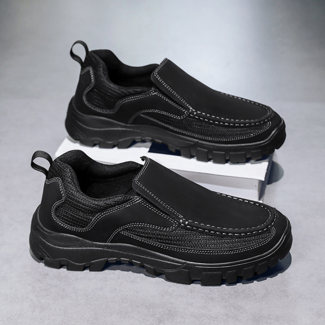 Heren Instapper Schoenen – PU Leerlook – Comfortabele EVA Zool