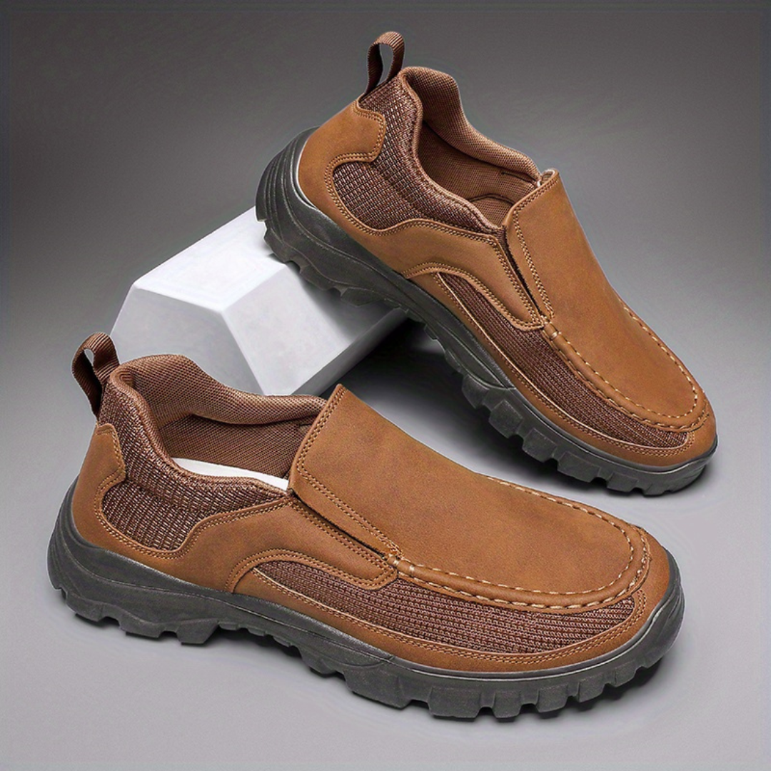 Heren Instapper Schoenen – PU Leerlook – Comfortabele EVA Zool