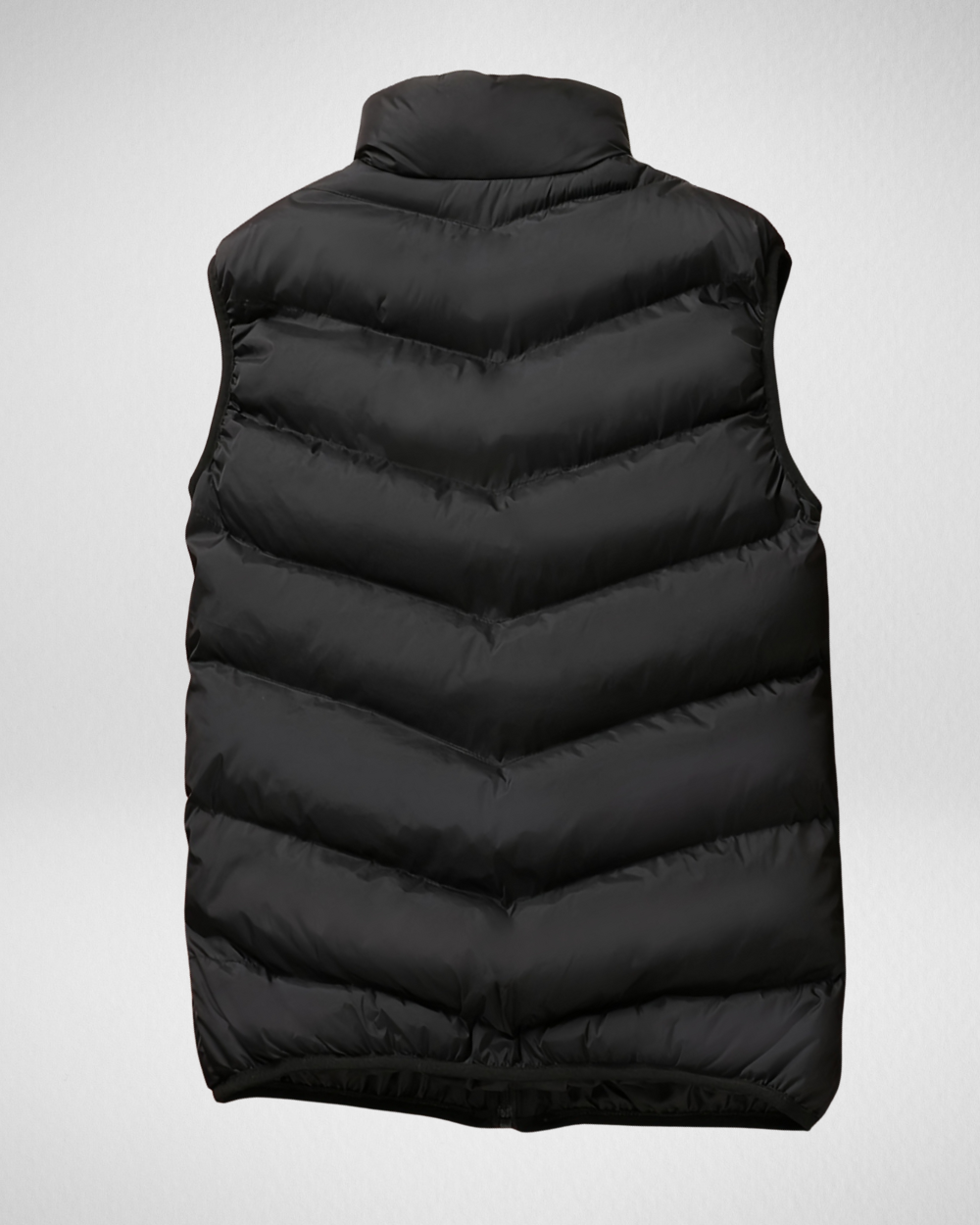 Heren Bodywarmer – Gewatteerd – Met Rits en Hoge Kraag