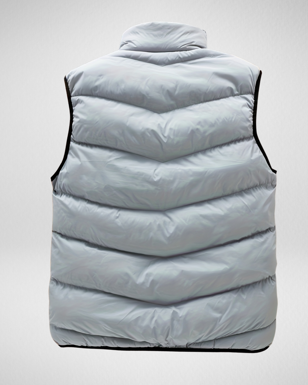 Heren Bodywarmer – Gewatteerd – Met Rits en Hoge Kraag