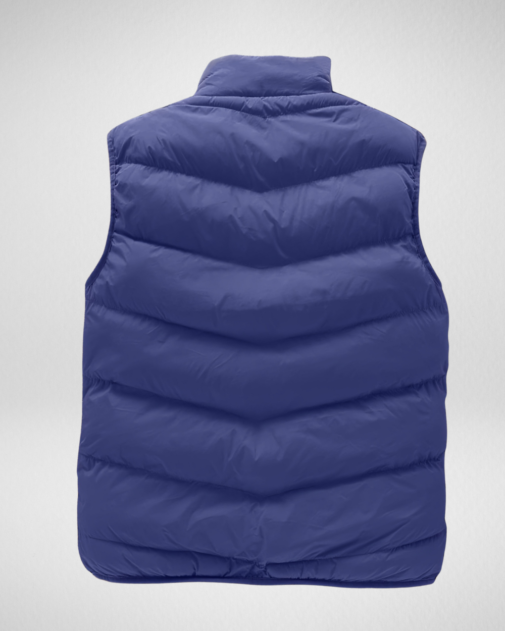 Heren Bodywarmer – Gewatteerd – Met Rits en Hoge Kraag