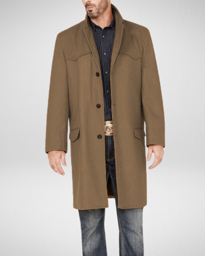 Heren Mantel Overcoat – Tailored Fit – Klassiek