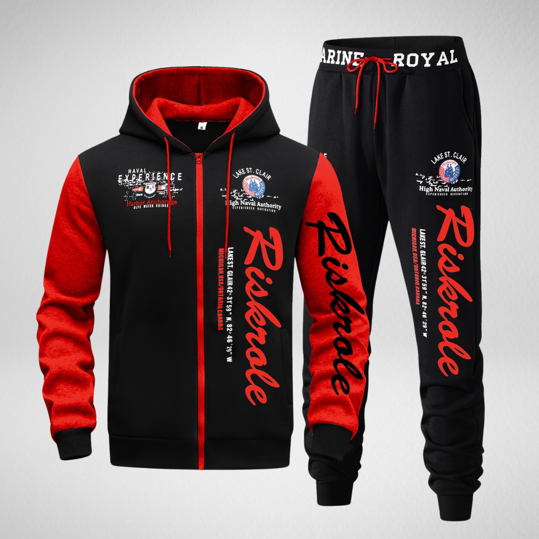 Heren Trainingspak met Capuchon – Regular Fit – Casual