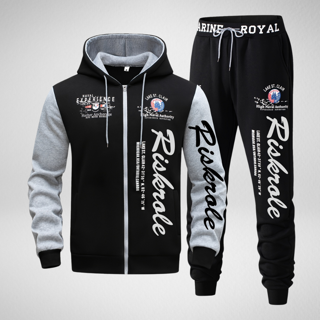 Heren Trainingspak met Capuchon – Regular Fit – Casual