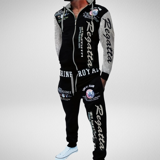Heren Trainingspak met Capuchon – Regular Fit – Casual